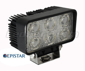 Additional 18W Rectangular headlight LED for 4X4 - ATV - SSV